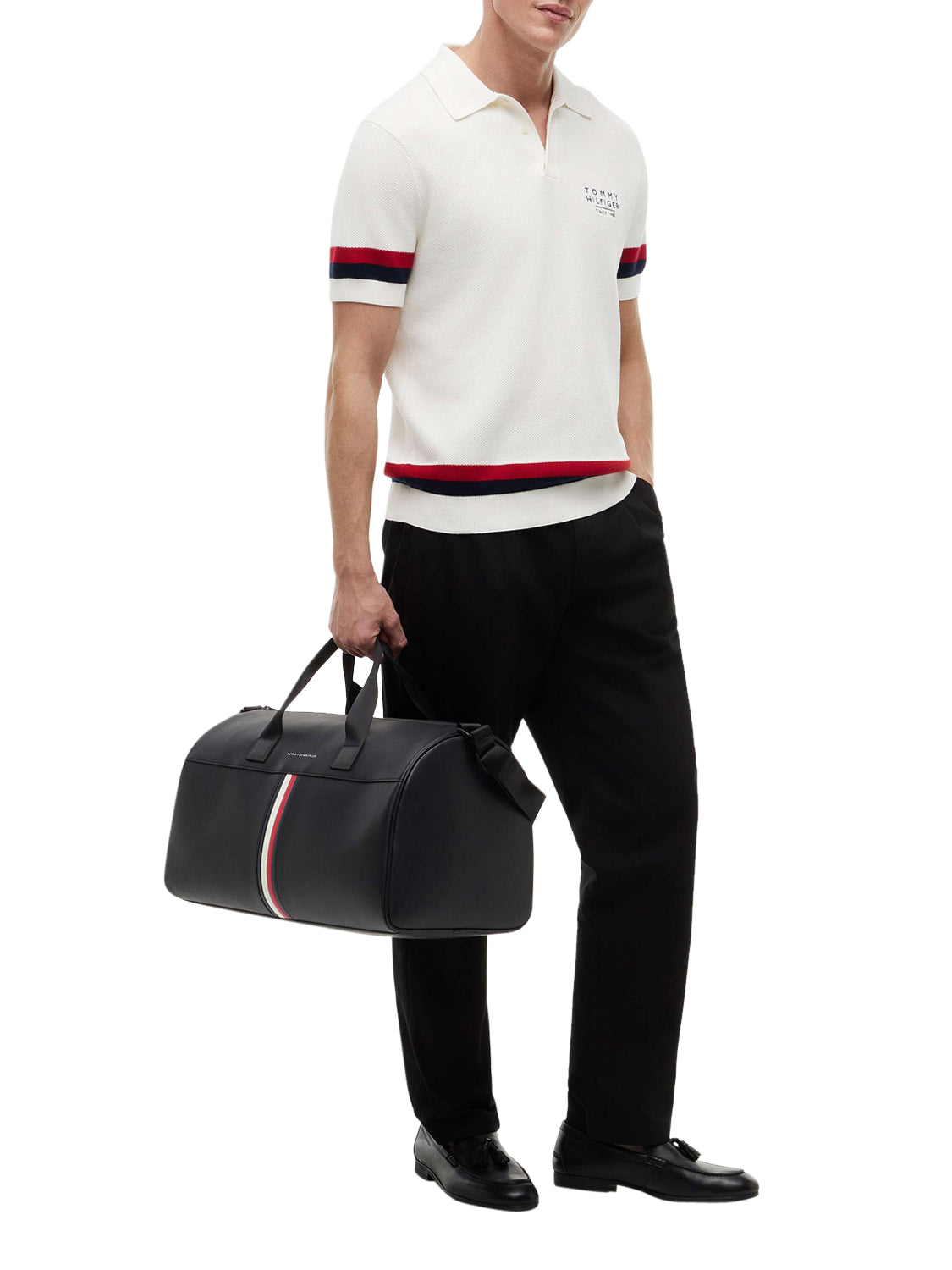 TOMMY HILFIGER 1USCITA Tommy Hilfiger Borsone Th Metro Duffle - Nero BLACK