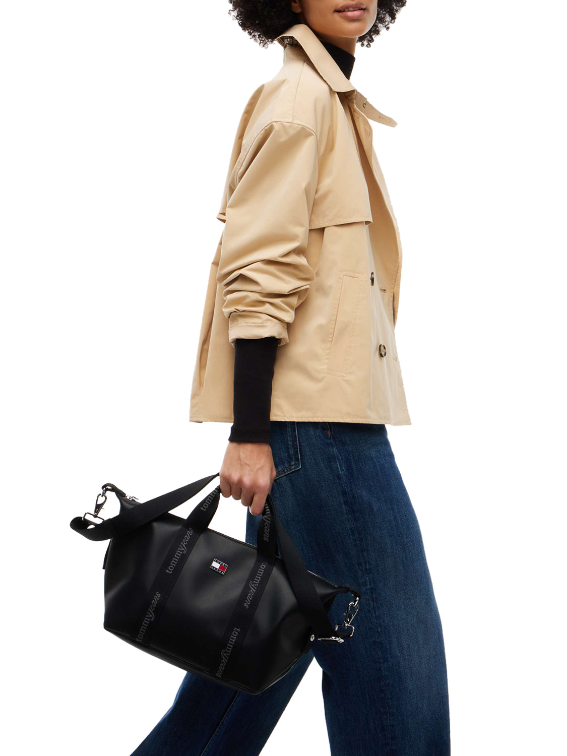 TOMMY HILFIGER 2USCITA Tommy Hilfiger Borsa a Mano Donna Black - Nero BLACK