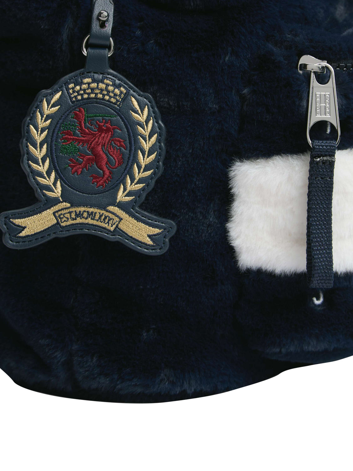 TOMMY HILFIGER 2USCITA Tommy Hilfiger Zaino Donna Corporate Fur - Blu Corporate Fur