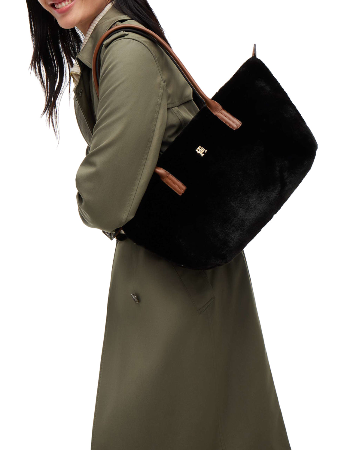 TOMMY HILFIGER 2USCITA Tommy Hilfiger Borsa a Mano Donna Black - Nero BLACK