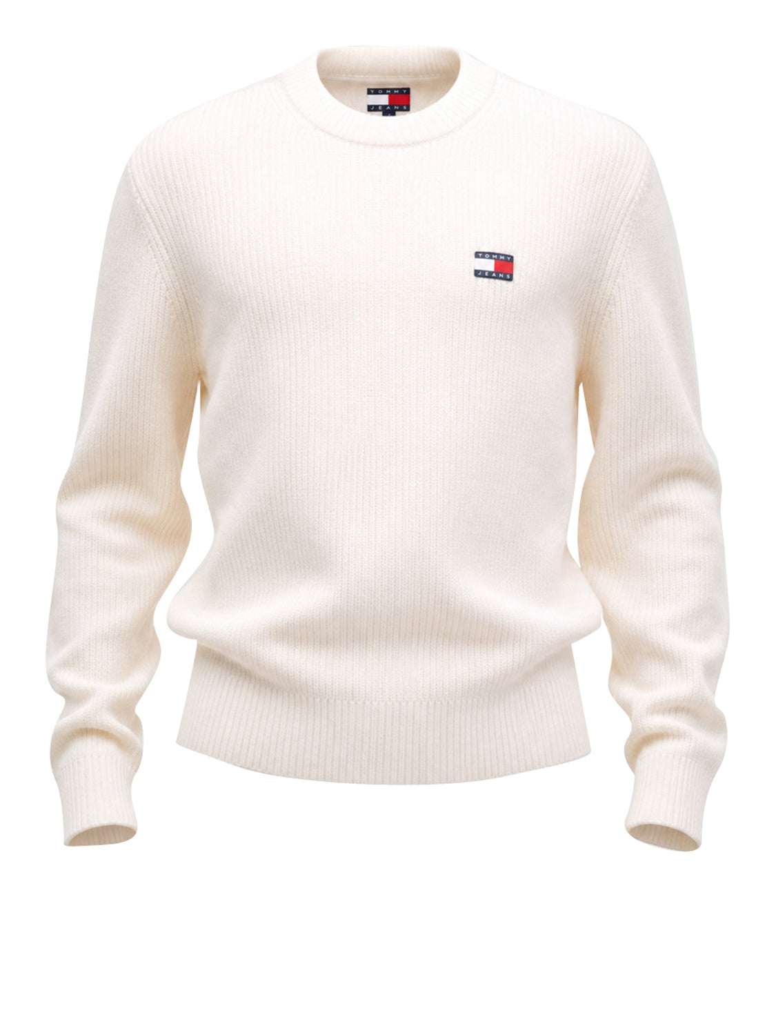 TOMMY JEANS 1USCITA Tommy Jeans Maglione In Tinta Unita Bianco Ancient White