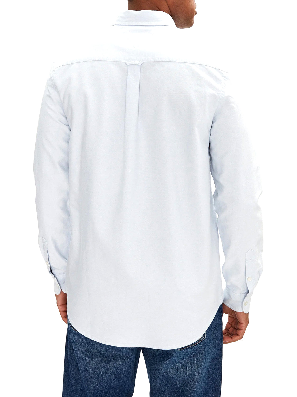 TOMMY JEANS 1USCITA Tommy Hilfiger Camicia Tinta Unita Celeste Sweet Blue