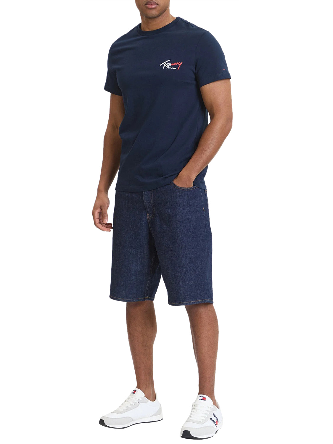 LACOSTE T-Shirt Basic Polvere Nero