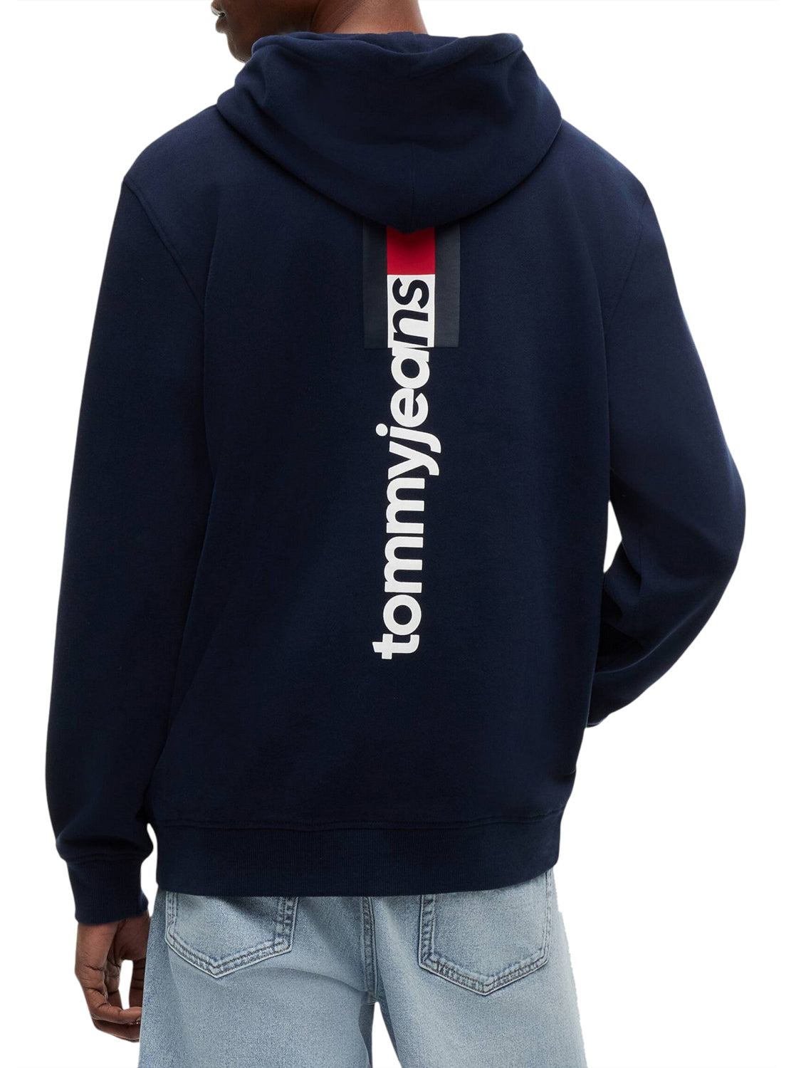 TOMMY JEANS 1USCITA Tommy Jeans Felpa Logo Stampato Navy Dark Night Navy