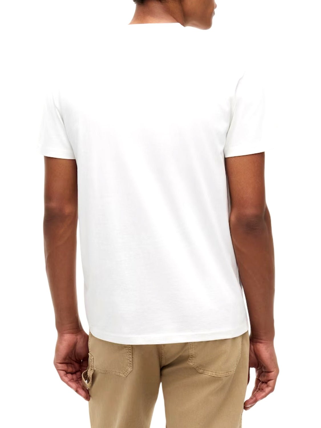 TOMMY JEANS 1USCITA Tommy Jeans T-Shirt Logo Frontale Bianco Ecru