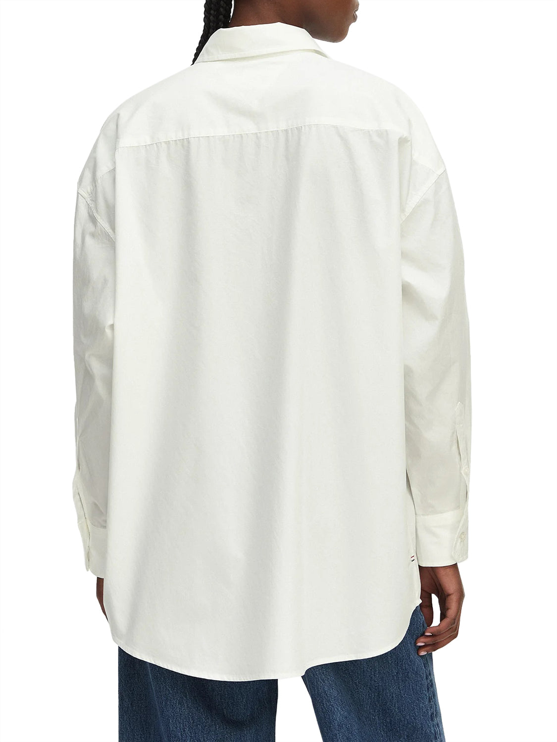 TOMMY JEANS 1USCITA Tommy Jeans Camicia Logo Frontale Ecru Ecru