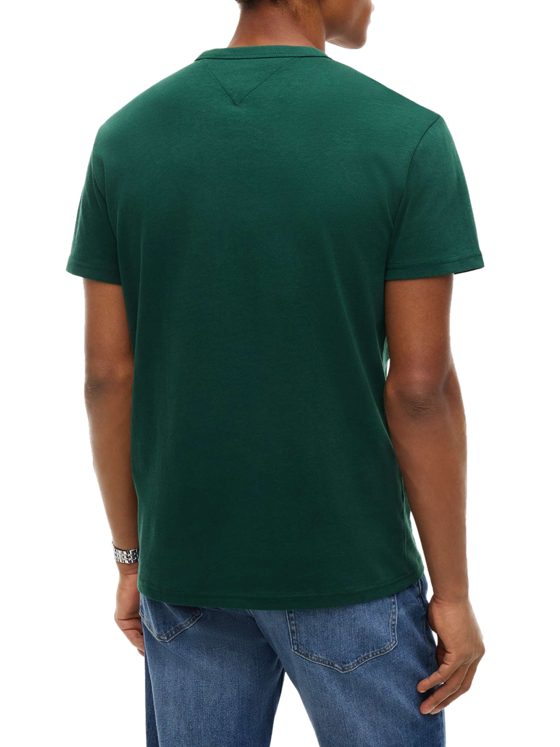 TOMMY JEANS 2USCITA Tommy Jeans T-Shirt In Tinta Unita Verde Velvet Green