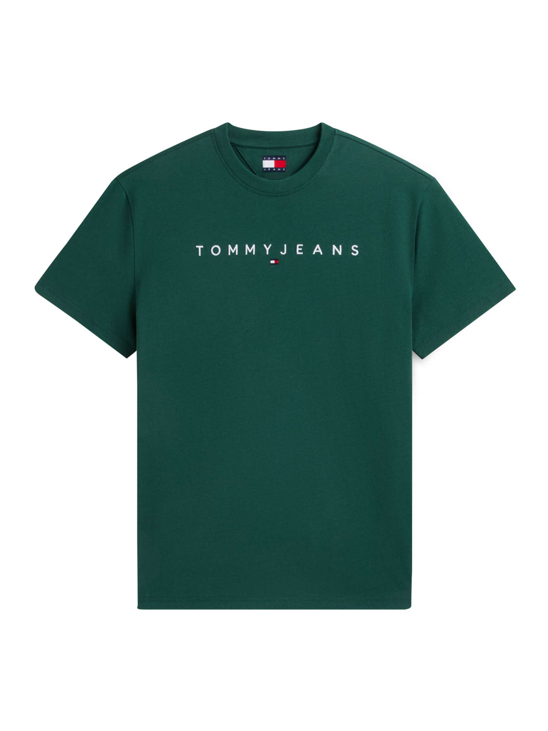 TOMMY JEANS 2USCITA Tommy Jeans T-Shirt Logo Frontale Verde Velvet Green