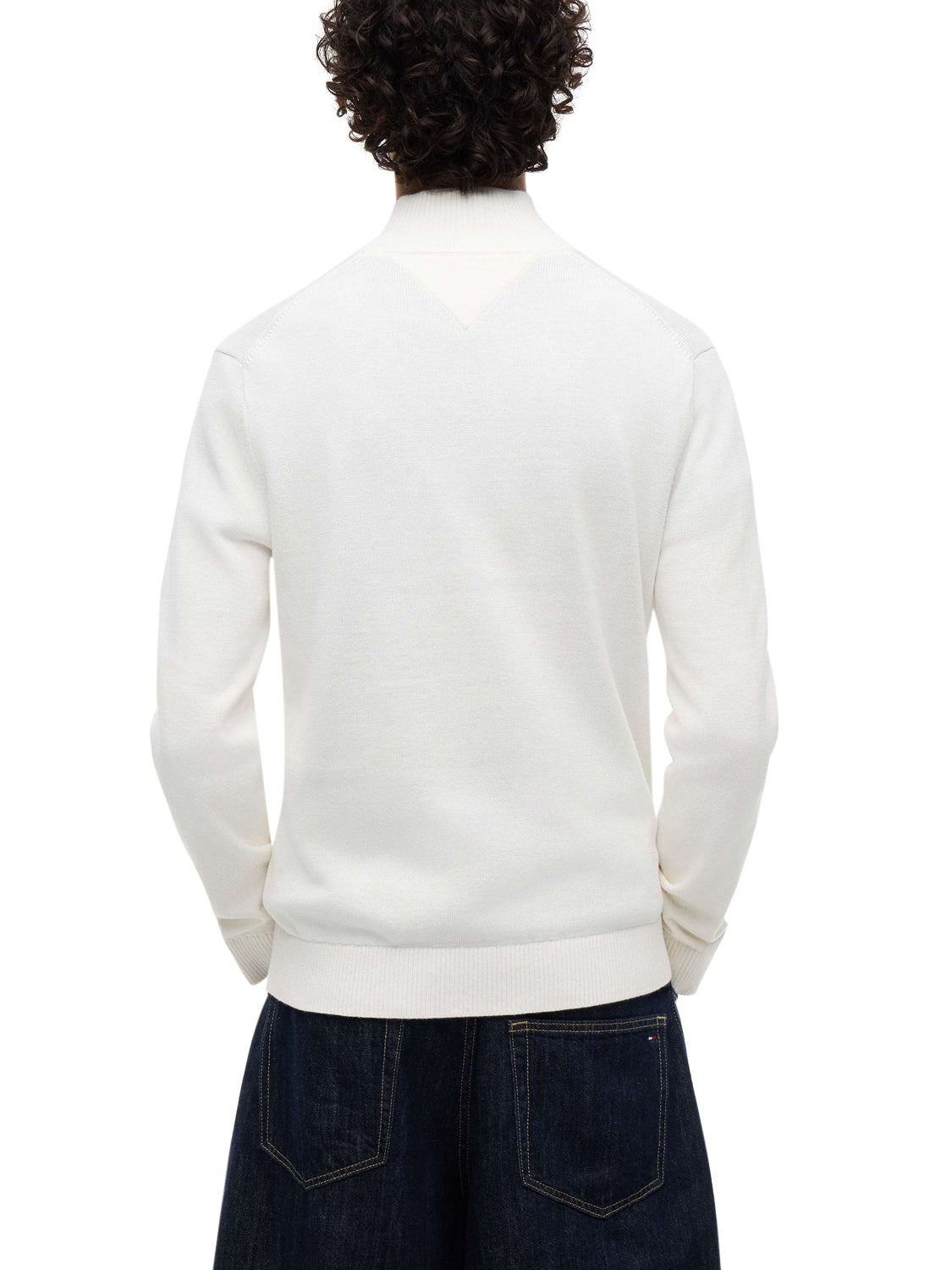 TOMMY JEANS 2USCITA Maglia Tommy Jeans In Tinta Unita - Bianco Off White