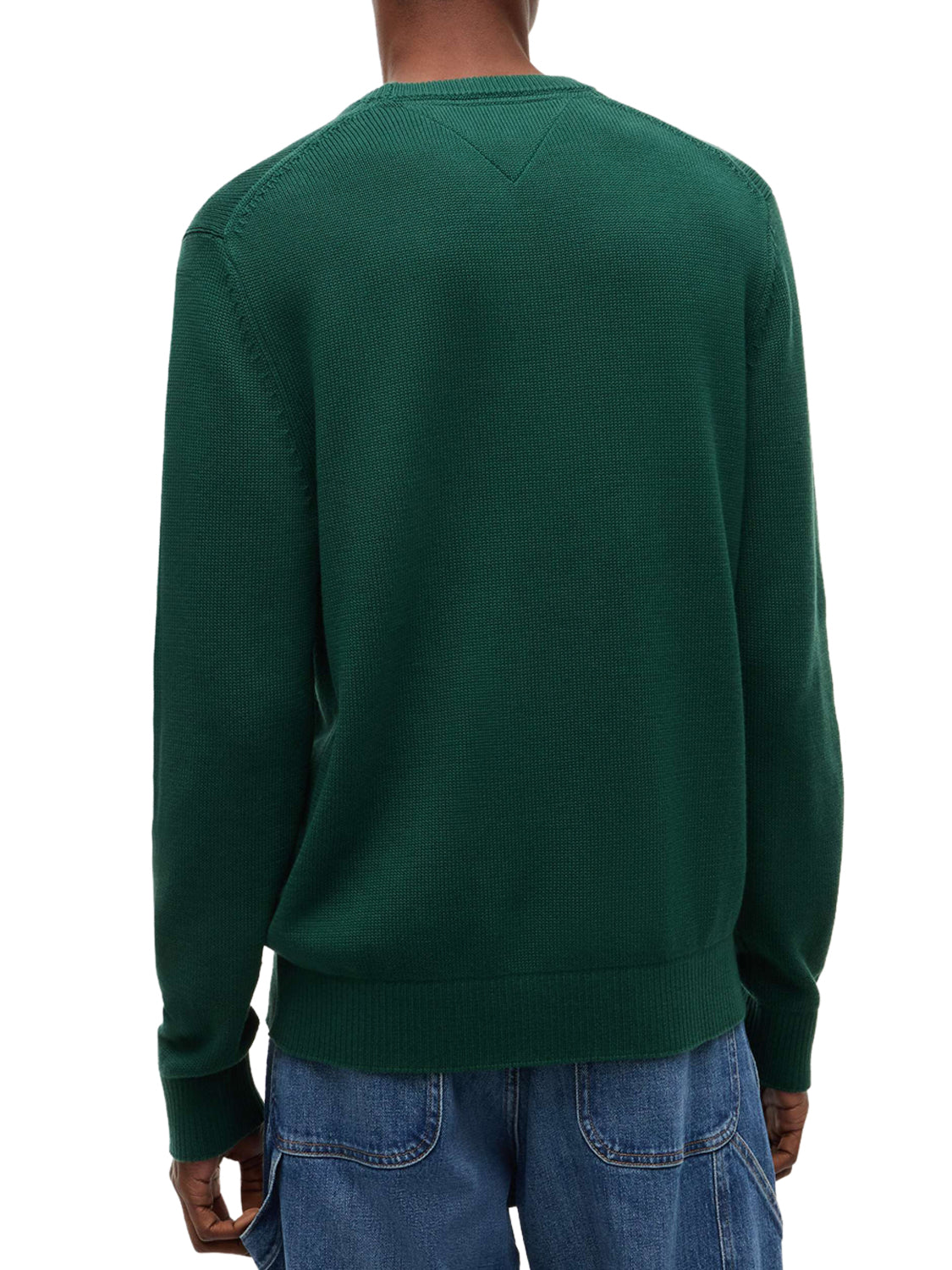TOMMY JEANS 2USCITA Tommy Jeans Maglia In Tinta Unita - Verde Velvet Green
