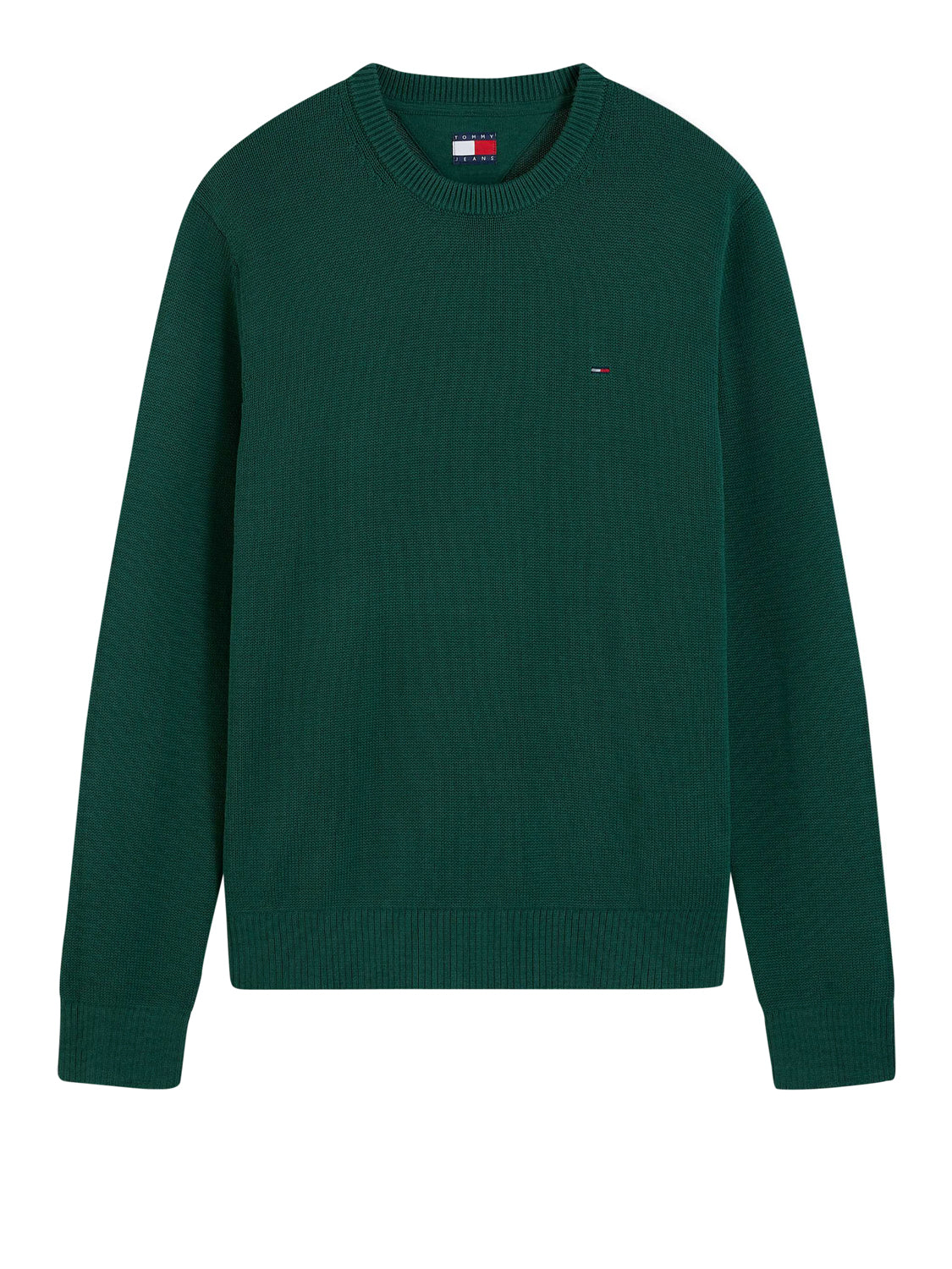 TOMMY JEANS 2USCITA Tommy Jeans Maglia In Tinta Unita - Verde Velvet Green