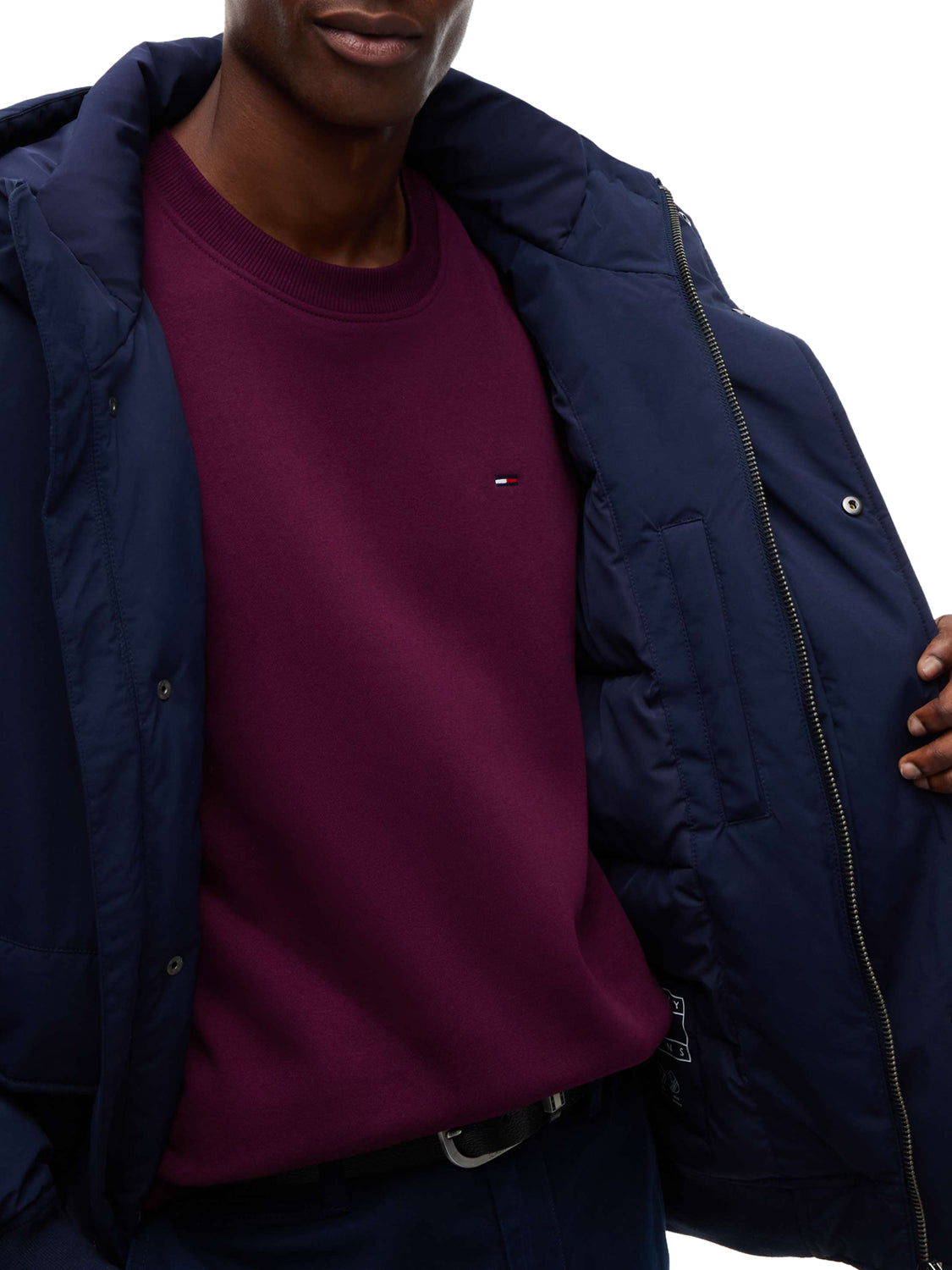 TOMMY JEANS 2USCITA Tommy Jeans Giubbotto In Tinta Unita - Navy DARK BLUE
