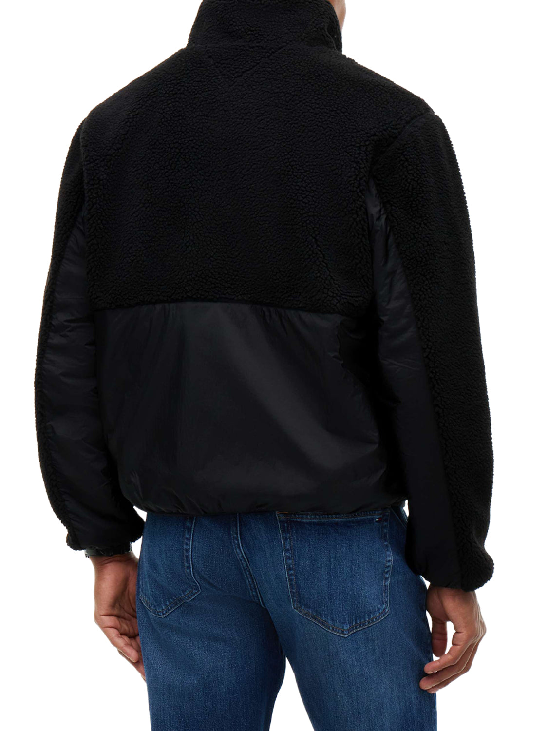 TOMMY JEANS 2USCITA Giacca Teddy con texture a contrasto e vestibilità comoda Nero BLACK