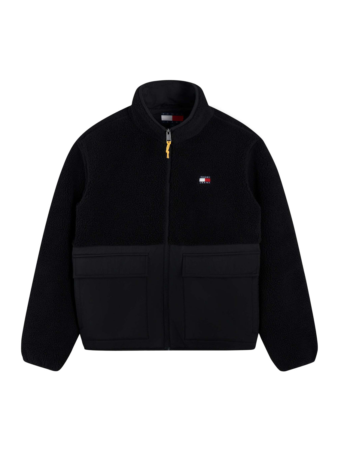TOMMY JEANS 2USCITA Giacca Teddy con texture a contrasto e vestibilità comoda Nero BLACK