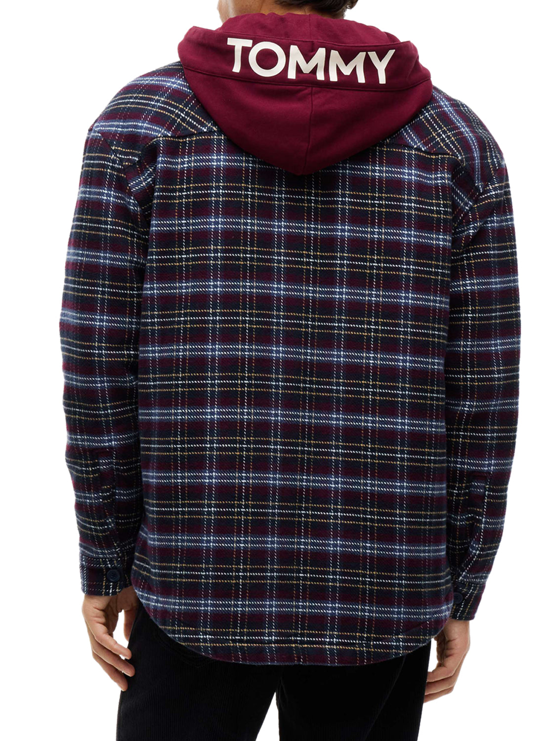 TOMMY JEANS 2USCITA Camicia Tommy Jeans Logo Frontale - Multicolore Calypso Berry Check