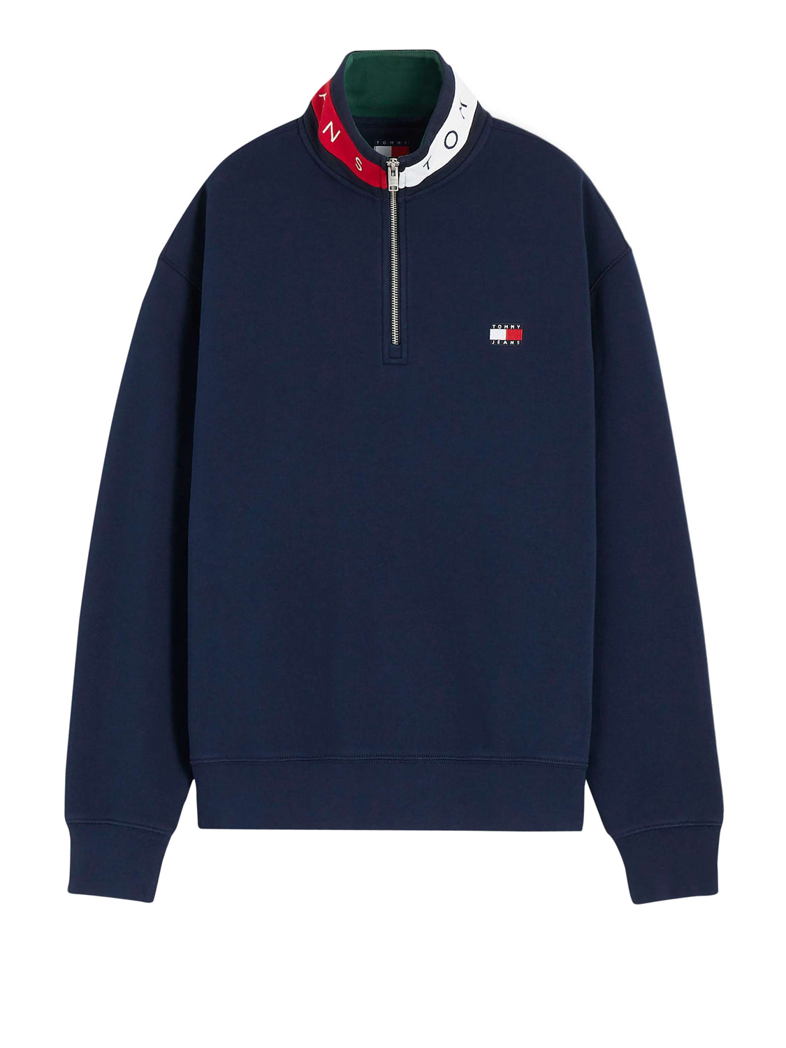 TOMMY JEANS 2USCITA Felpa Tommy Jeans Logo Iconico - Blu DARK BLUE