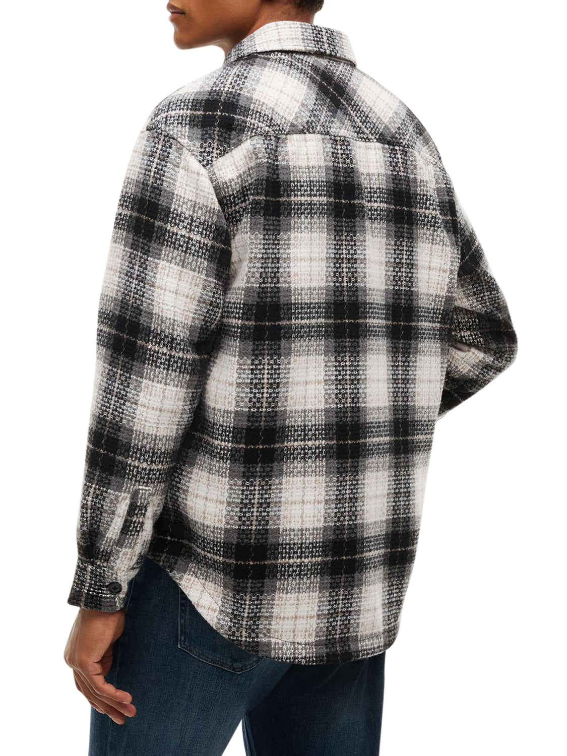TOMMY JEANS 2USCITA Camicia Over Tommy Jeans DM0DM23616 - Nero Bianco Black Check