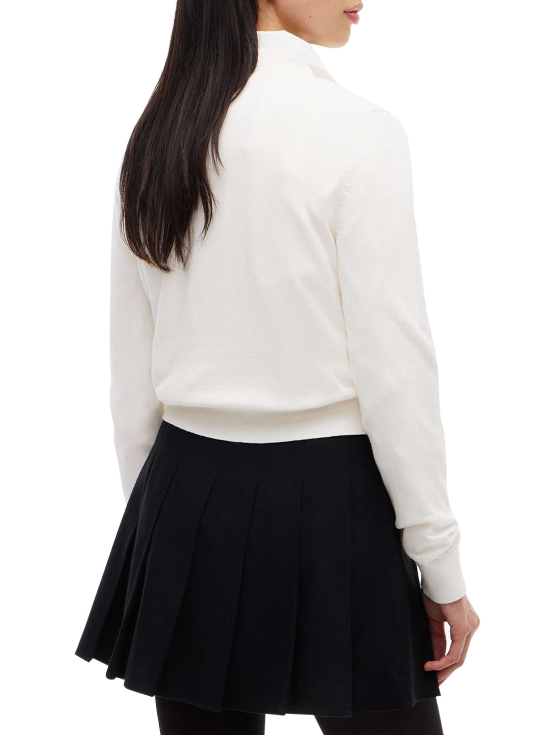 TOMMY JEANS 2USCITA Tommy Jeans Maglione Logo Frontale - Bianco Off White