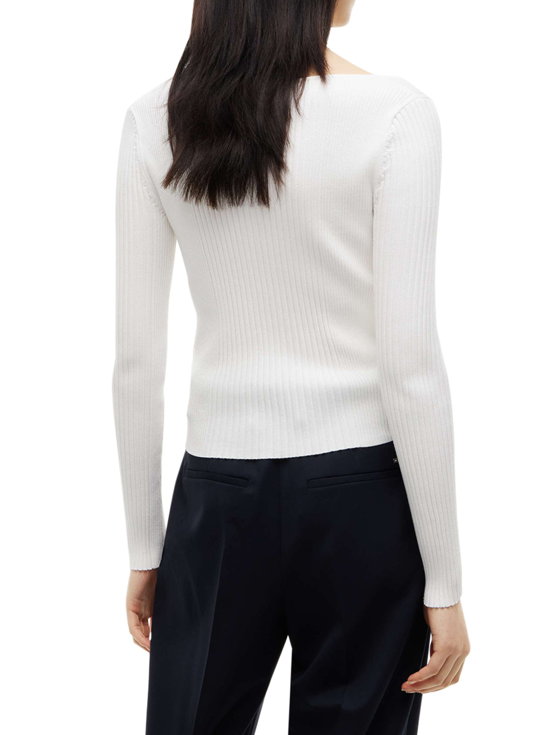TOMMY JEANS 2USCITA Maglia Tommy Jeans In Tinta Unita - Bianco Off White