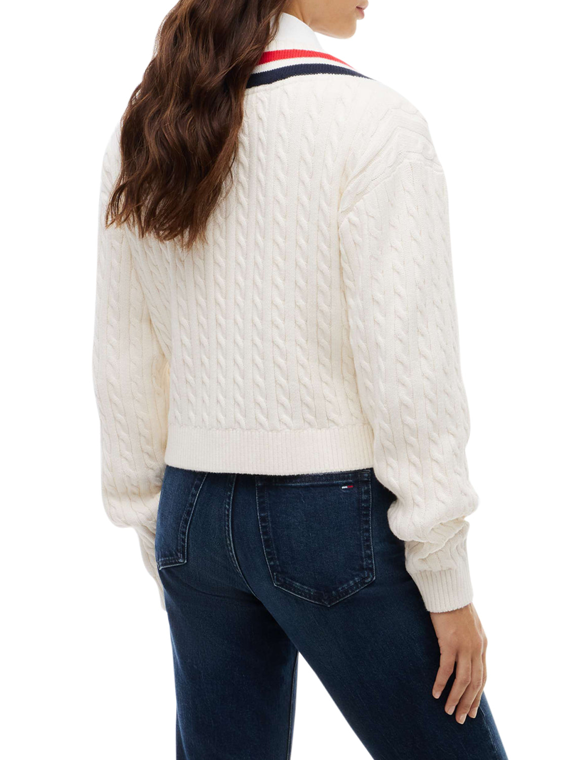 TOMMY JEANS 2USCITA Maglia Tommy Jeans DW0DW23550 - Bianco Off White