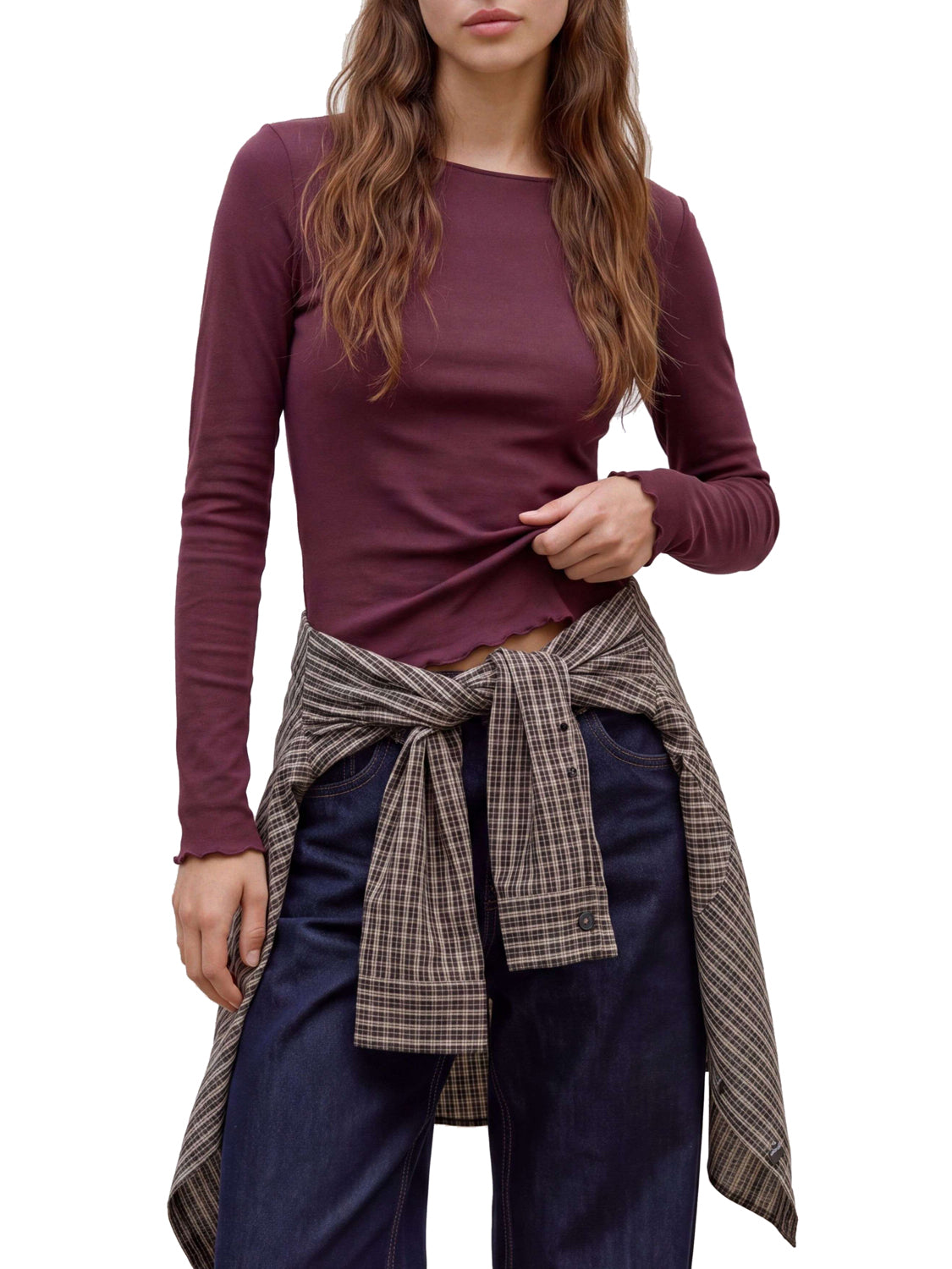 VERO MODA AWARE Maglia Awglesha Vero Moda - Bordeaux PURPLE