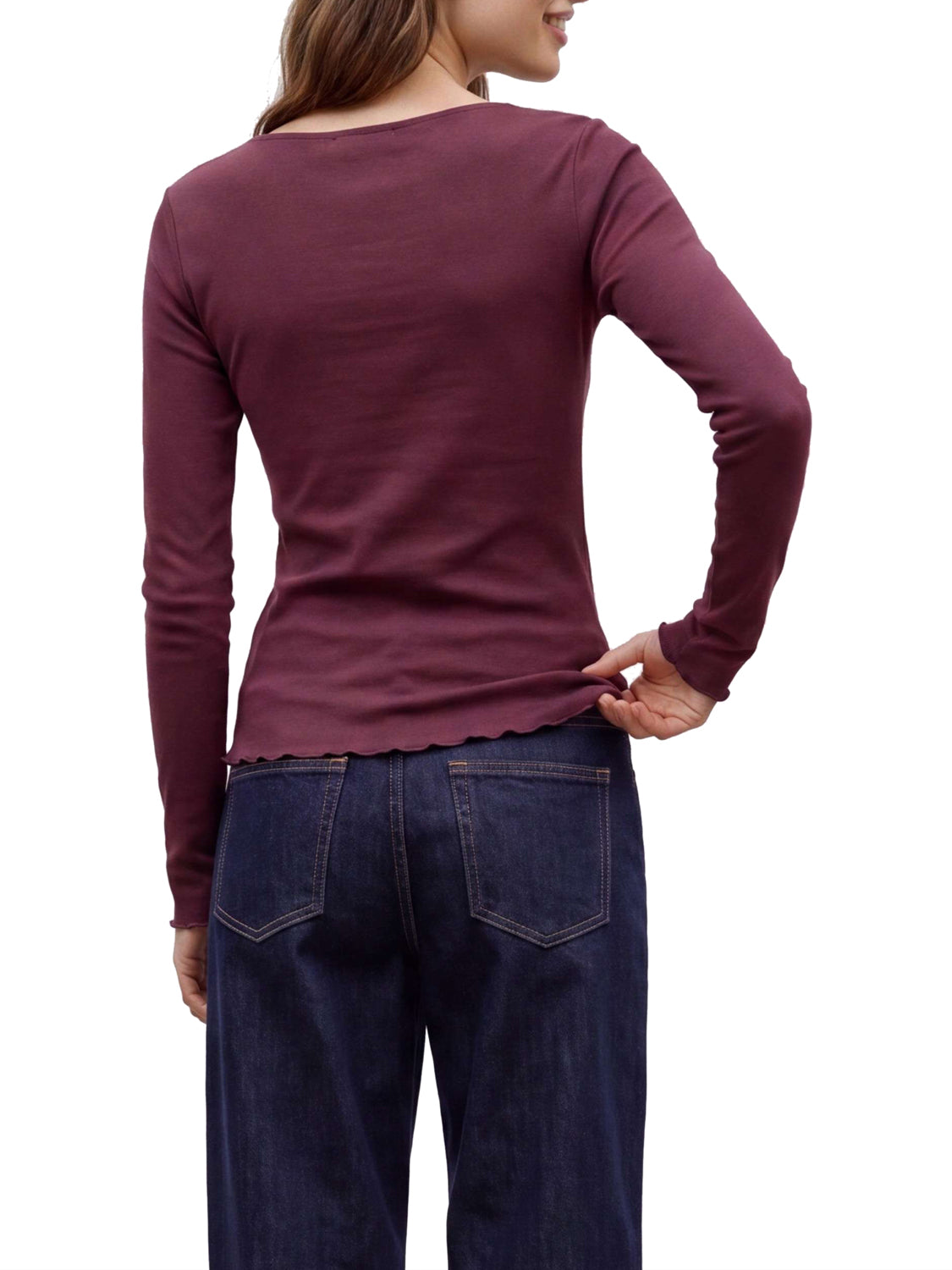 VERO MODA AWARE Maglia Awglesha Vero Moda - Bordeaux PURPLE