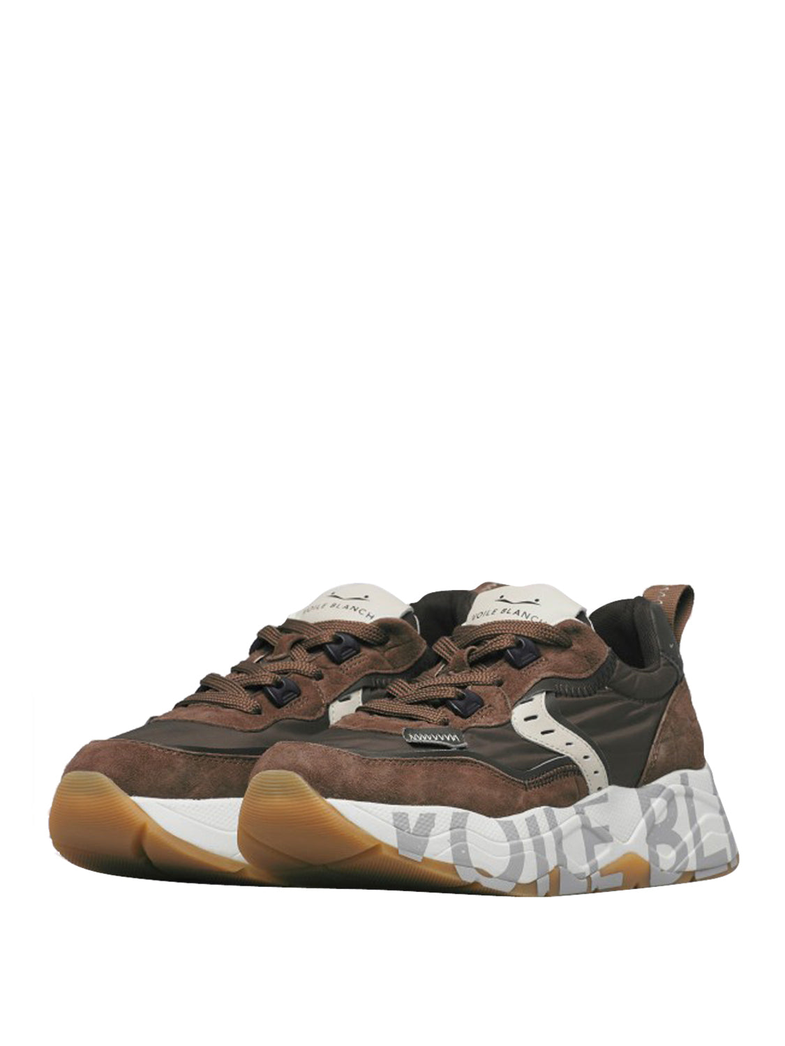 VOILE' BLANCHE Sneakers Voile Blanche Club105 Marrone Marrone