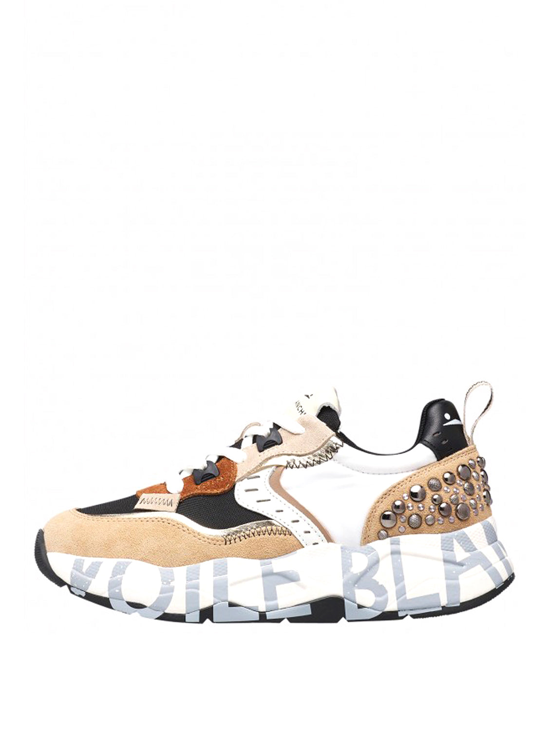 VOILE' BLANCHE Sneakers Voile Blanche Club105 Marrone Marrone