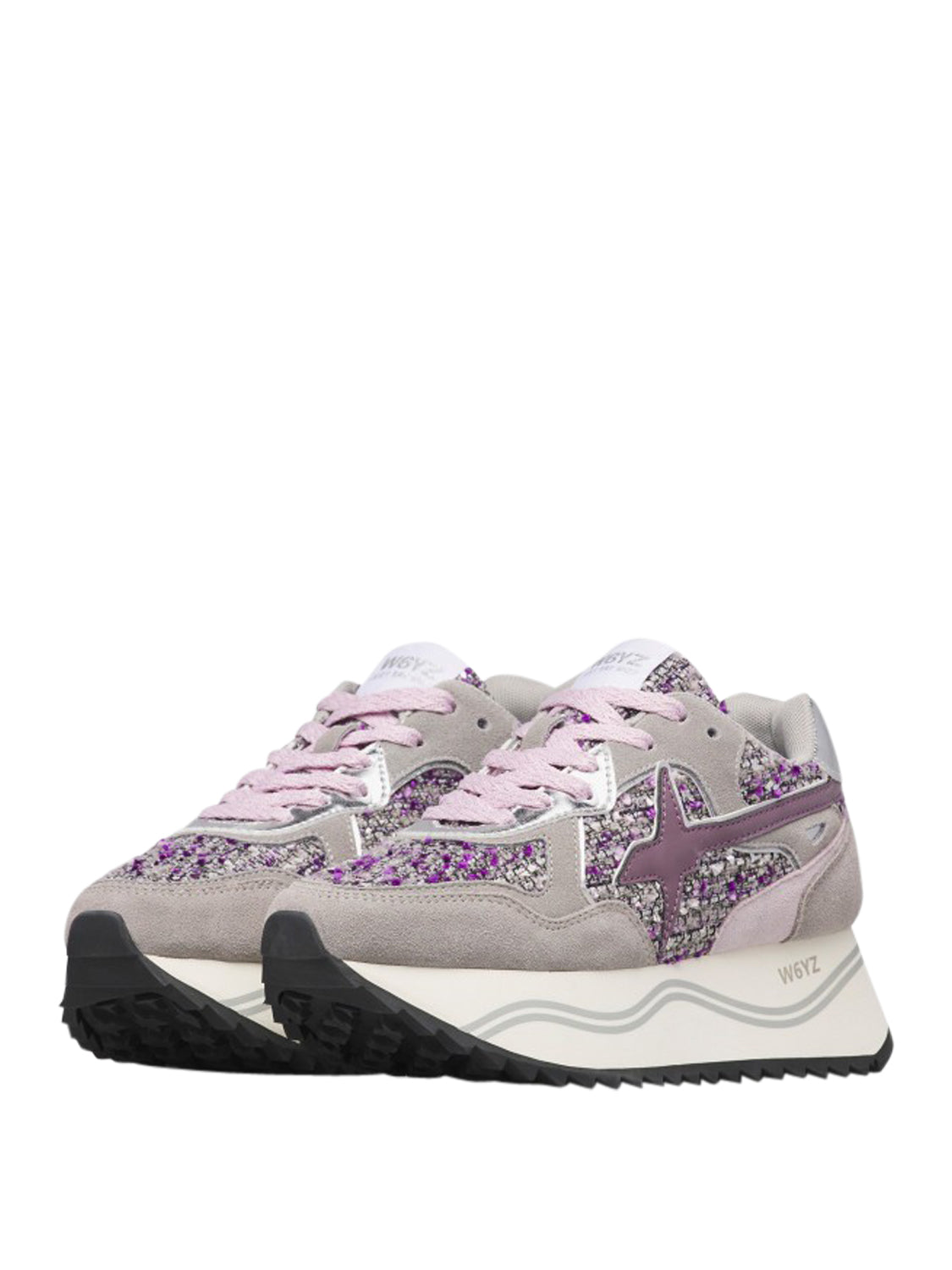 W6YZ Sneakers Deva W6yz - Grigio/Lilla MULTI