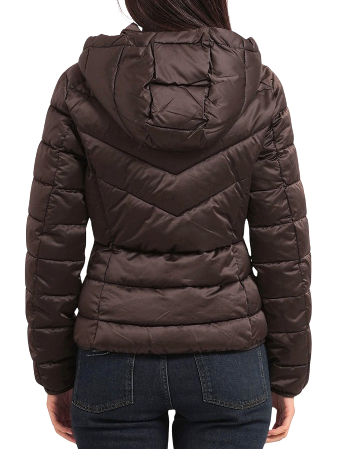 YES ZEE Giubbino Donna Trapuntato Con Cappuccio Staccabile Yes Zee - Moro Moro