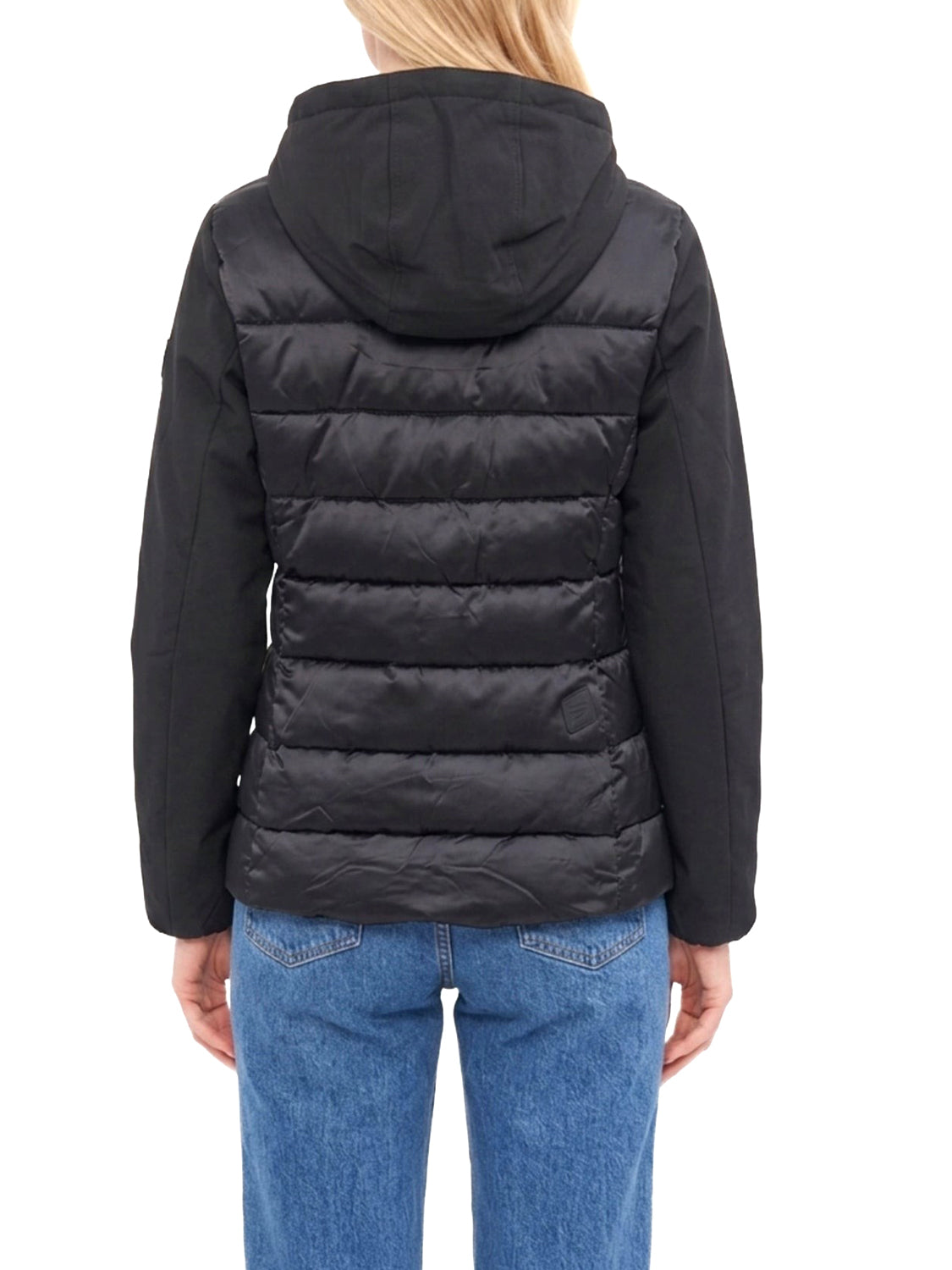 YES ZEE Giubbino Donna Trapuntato Con Finto Gilet Stac. Yes Zee - Nero Nero