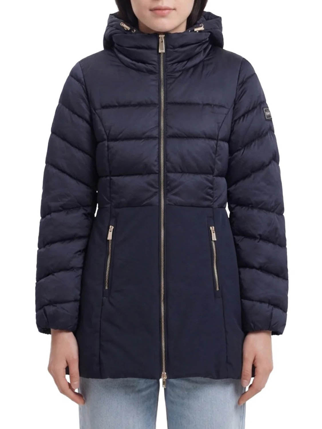 YES ZEE Cappotto Donna Trapuntato Con Finto Gilet Stac.Yes Zee - Blu BLU NAVY