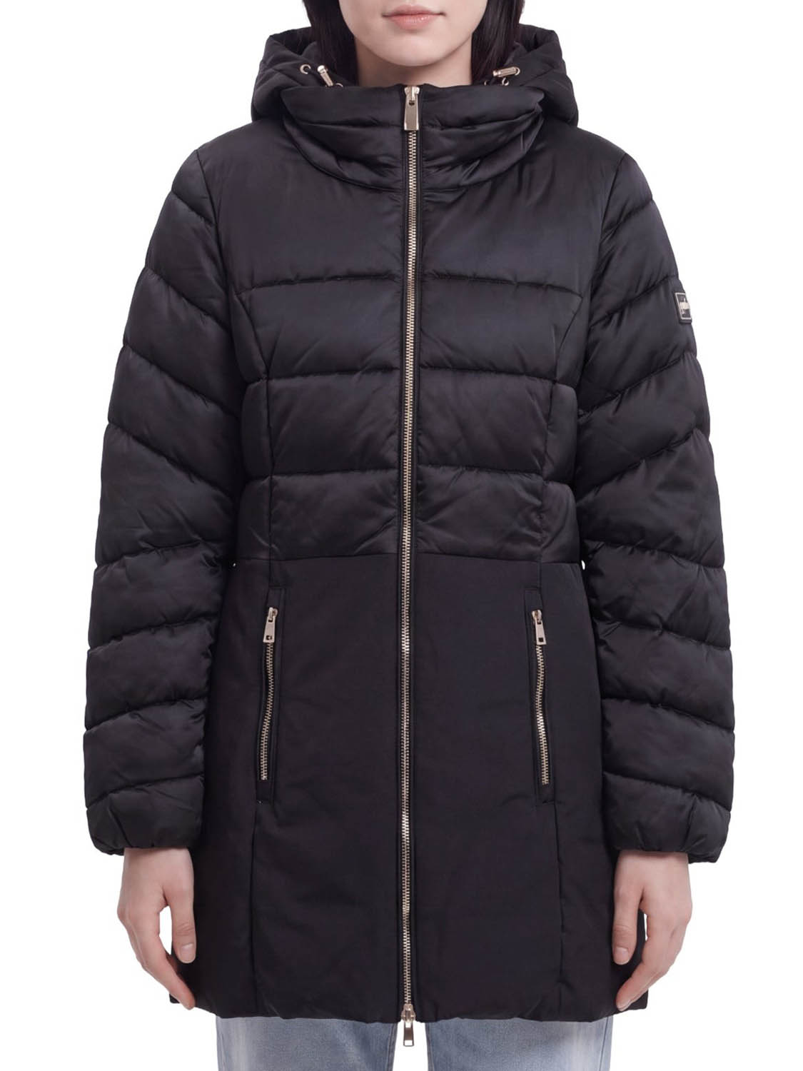 YES ZEE Cappotto Donna Trapuntato Con Finto Gilet Stac.Yes Zee - Nero Nero