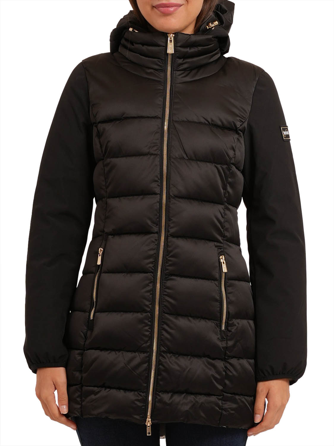 YES ZEE Cappotto Donna Trapuntato Con Finto Gilet Yes Zee - nero Nero