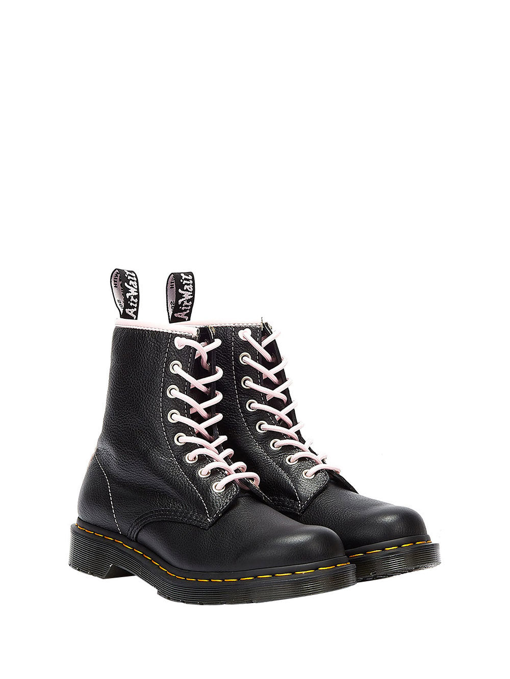 DSQUARED ICON Anfibo Uomo BOURY in pelle con lacci Viola