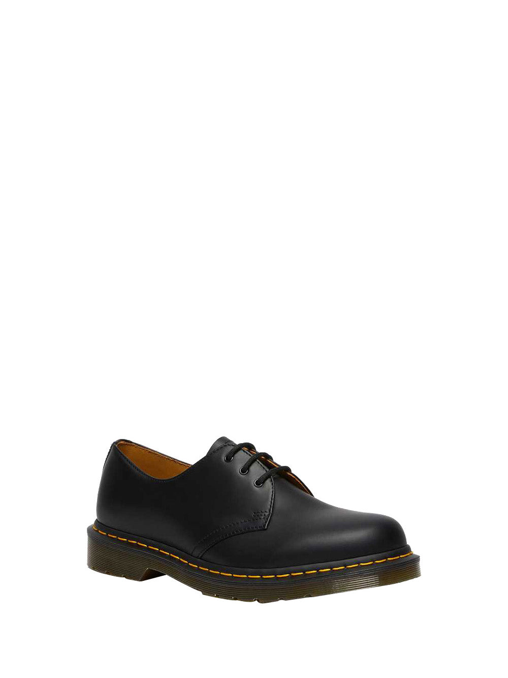 DR MARTENS Stringate Uomo 1461 SMOOTH in pelle con occhielli neri Nero
