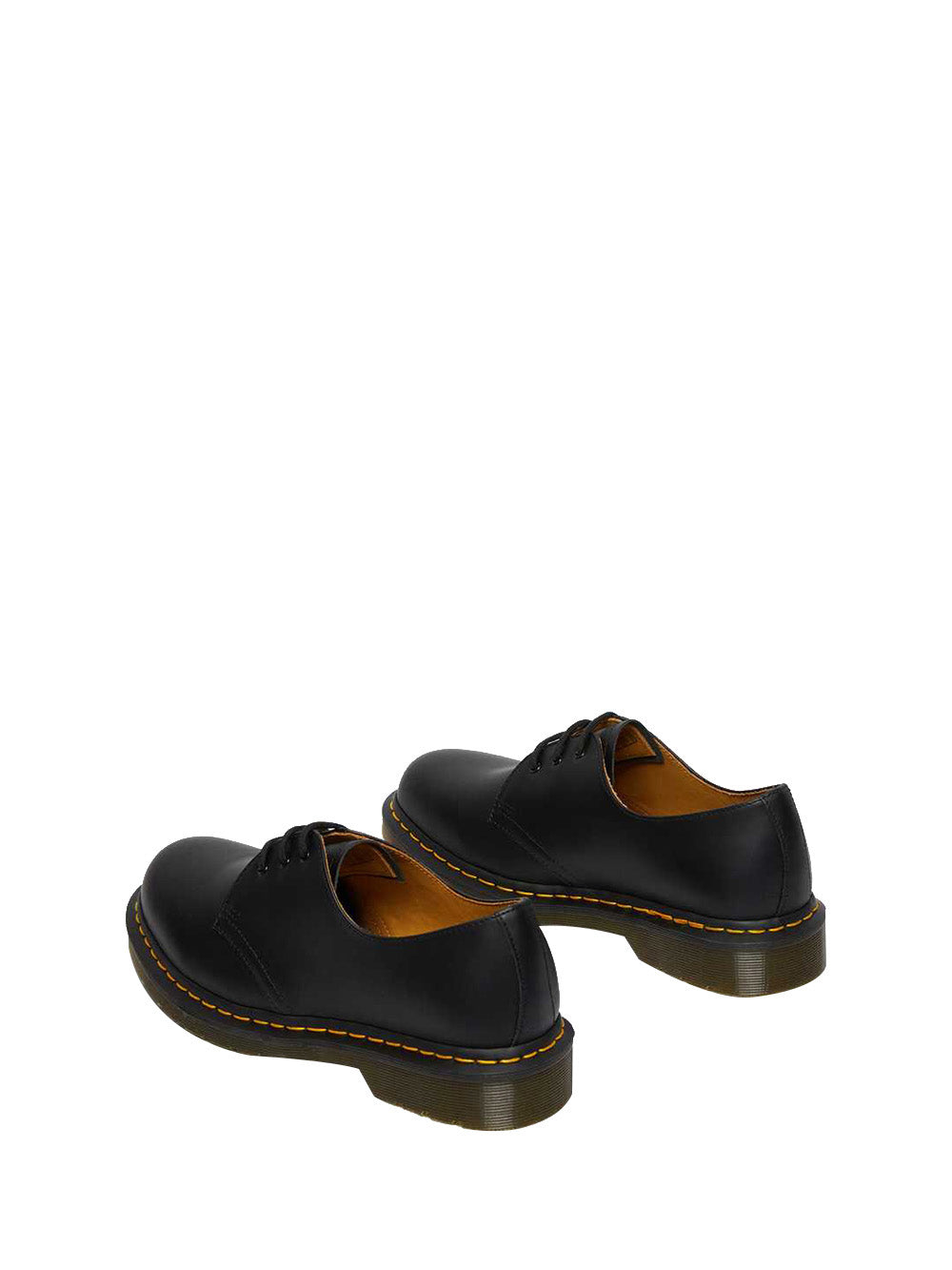 DR MARTENS Stringate Uomo 1461 SMOOTH in pelle con occhielli neri Nero