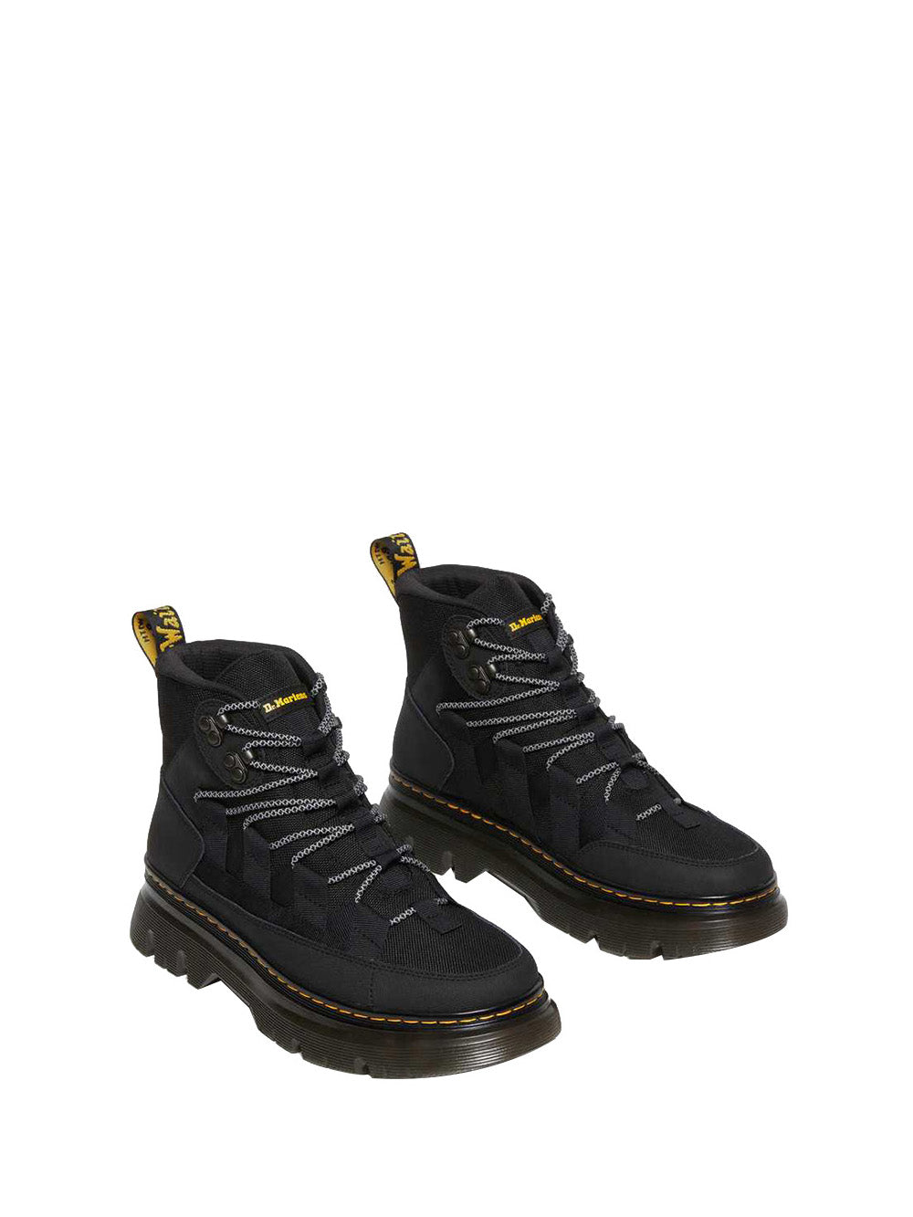 DR MARTENS Anfibo Uomo BOURY in pelle con lacci Nero
