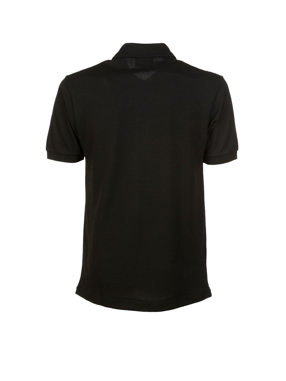 LACOSTE Polo Uomo Nera con bottoni in madreperla Nero