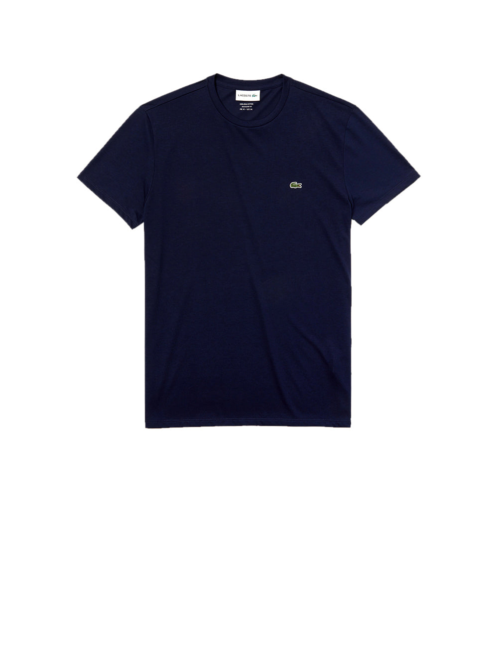 LACOSTE T-shirt Uomo BLu Navy a maniche corte con logo NAVY