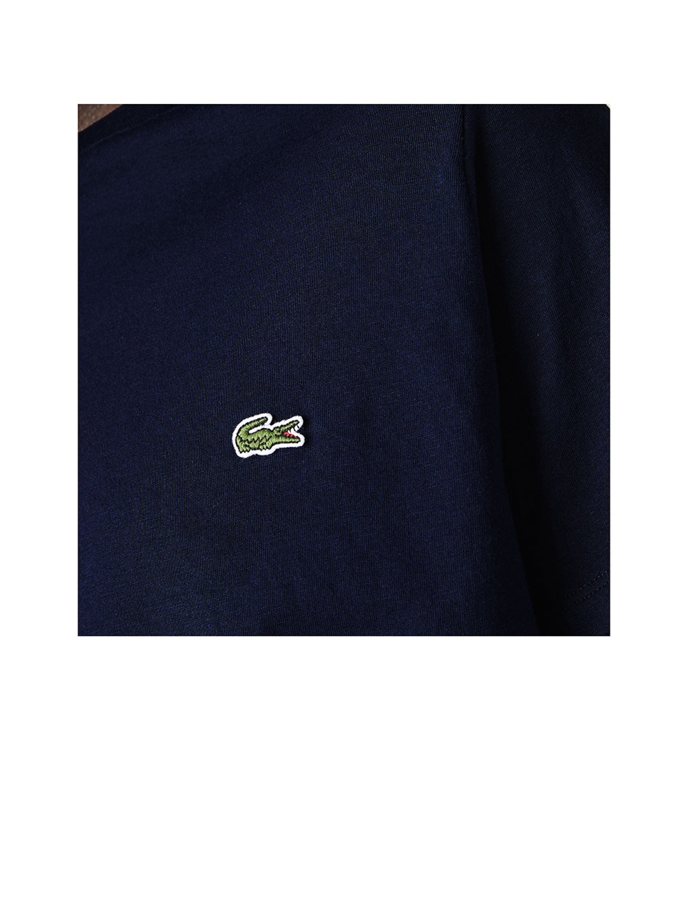 LACOSTE T-shirt Uomo BLu Navy a maniche corte con logo NAVY