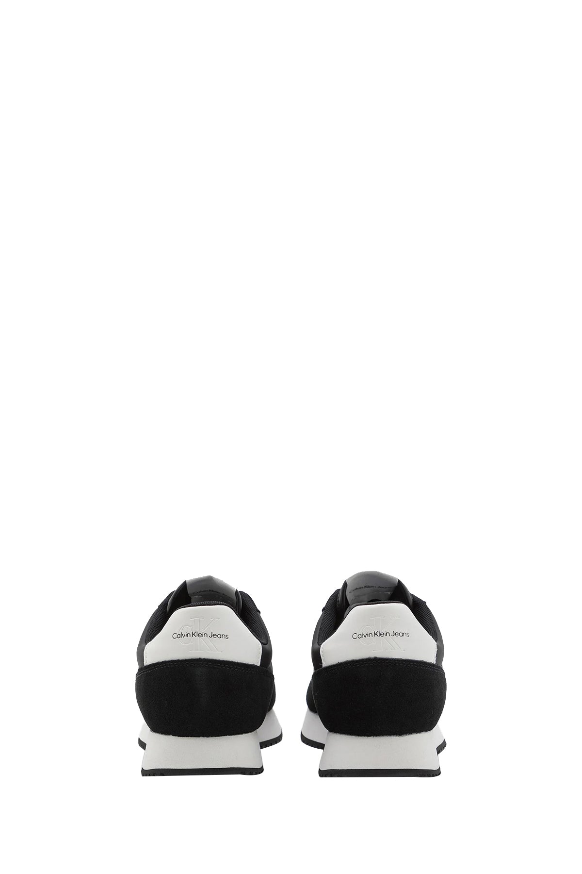 CALVIN CALZATURE Sneakers Uomo Retro Runner Nero Nero
