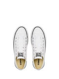 CONVERSE Sneakers Donna in tela bianche con suola alta antiscivolo Bianco