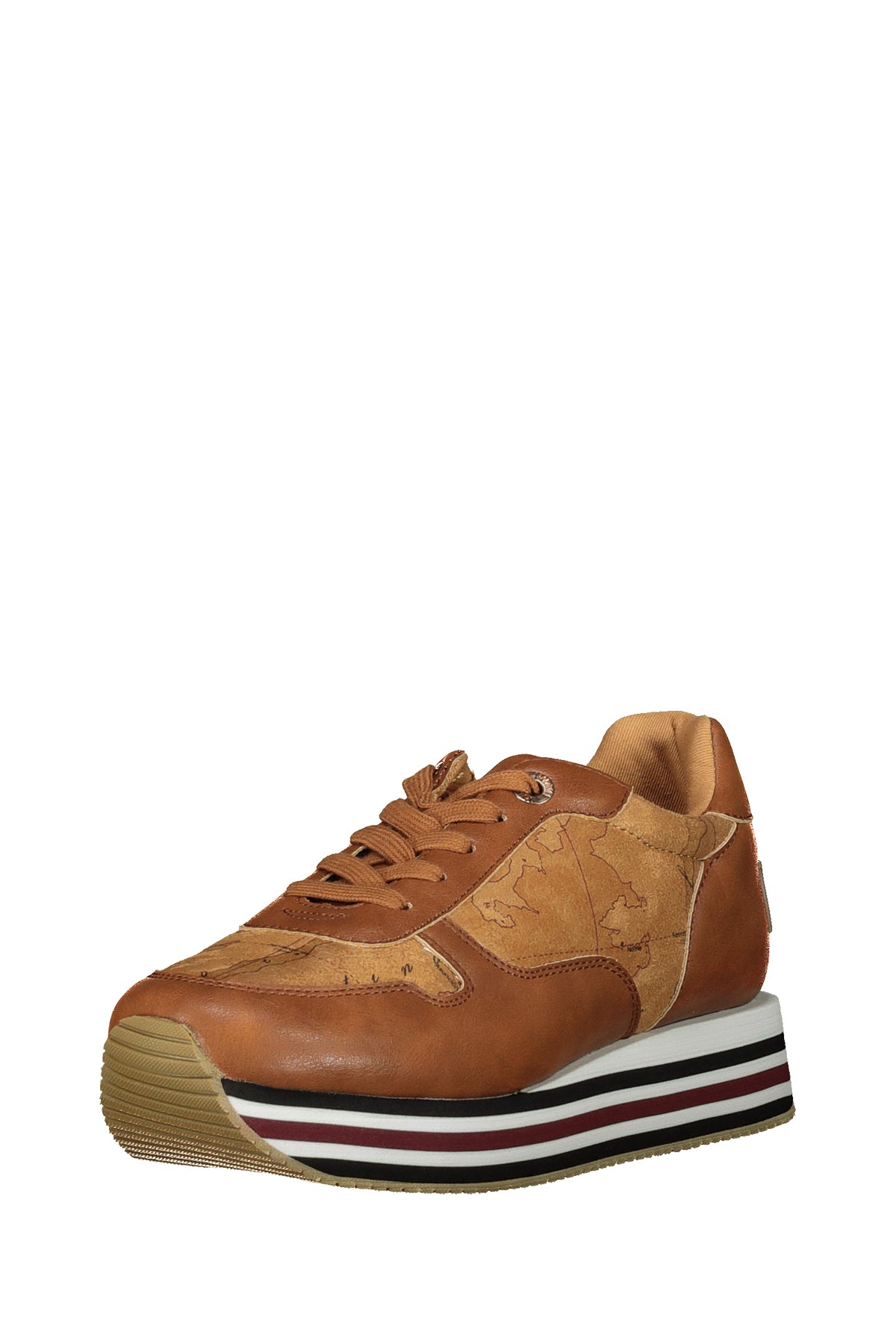2 PRIMA CLASSE Sneaker Geo Stampa Cuoio/Beige CUOIO/BEIGE