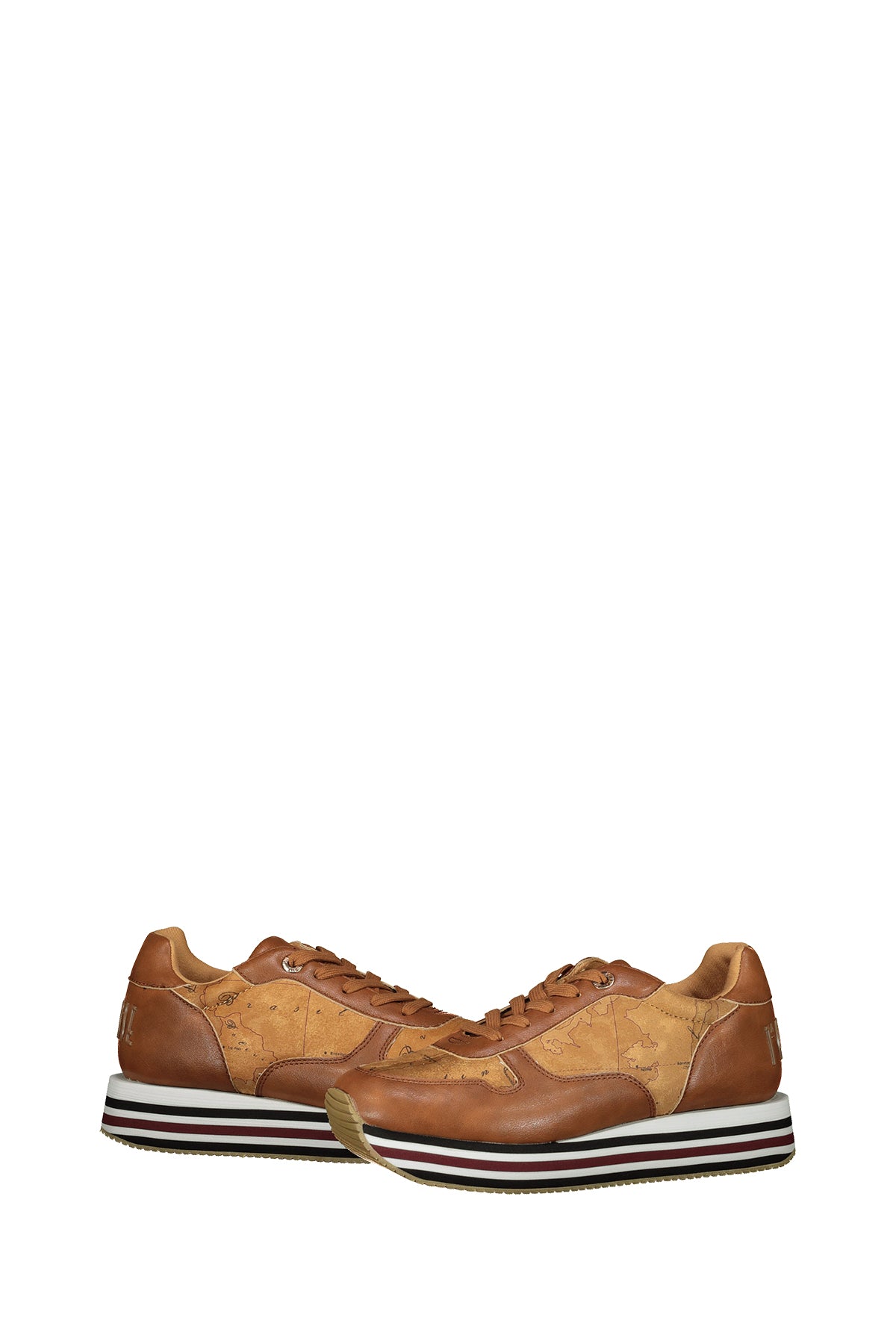2 PRIMA CLASSE Sneaker Geo Stampa Cuoio/Beige CUOIO/BEIGE