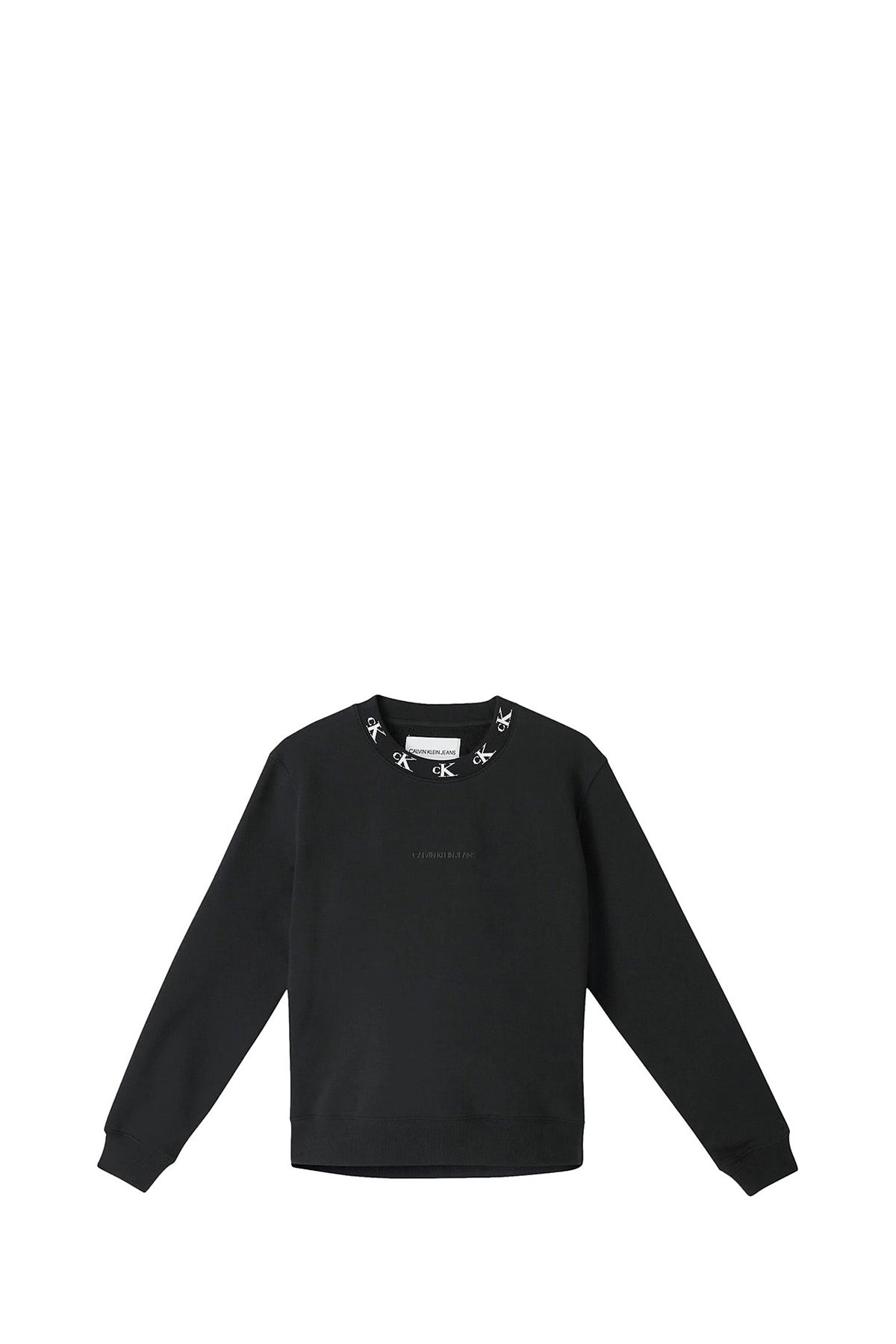 CALVIN2 2USCITA Felpa Con Collo Logato Nero Nero