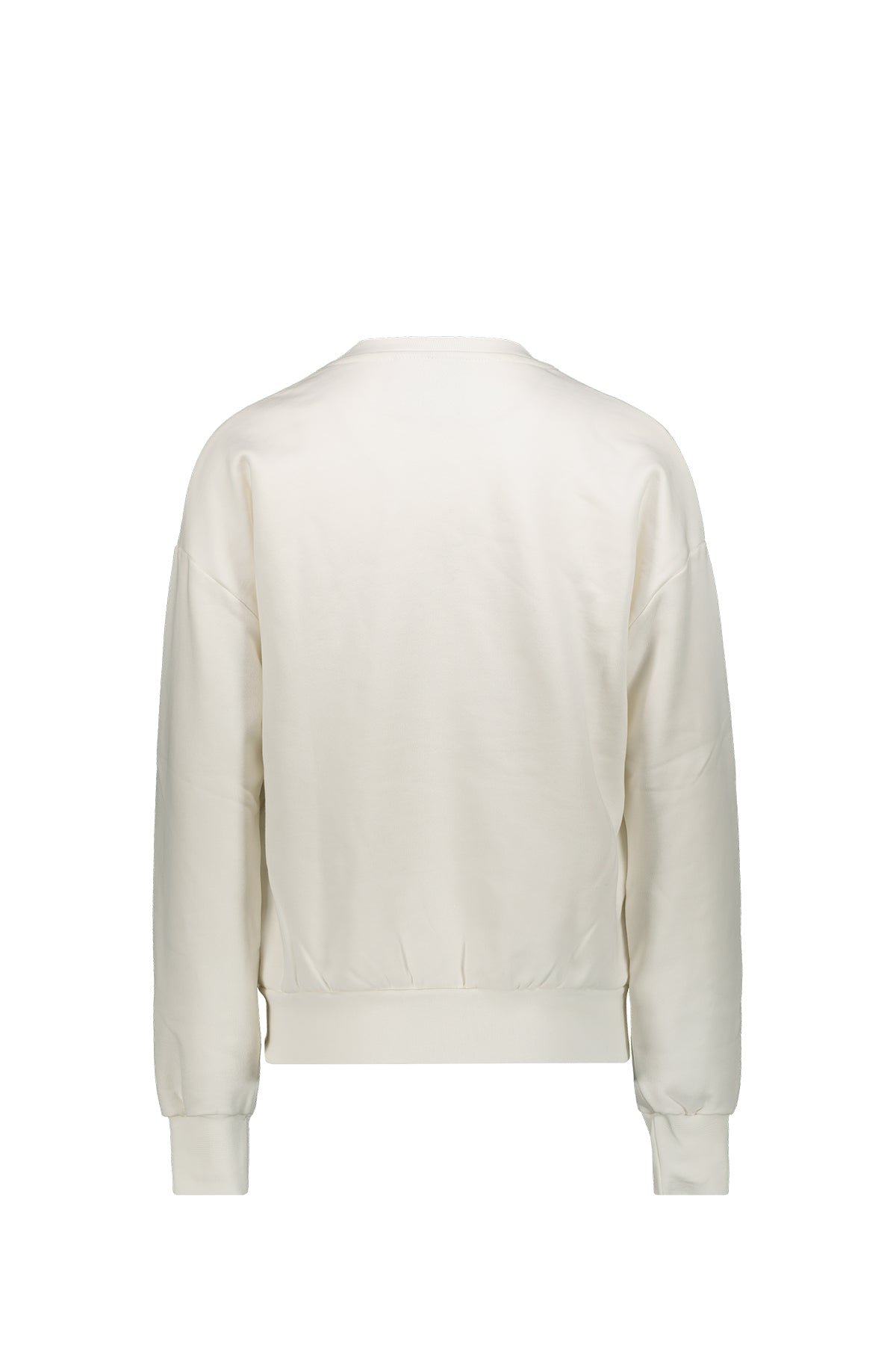 GAELLE PARIS Felpa Paricollo Con Stampa Bianco OFFWHITE