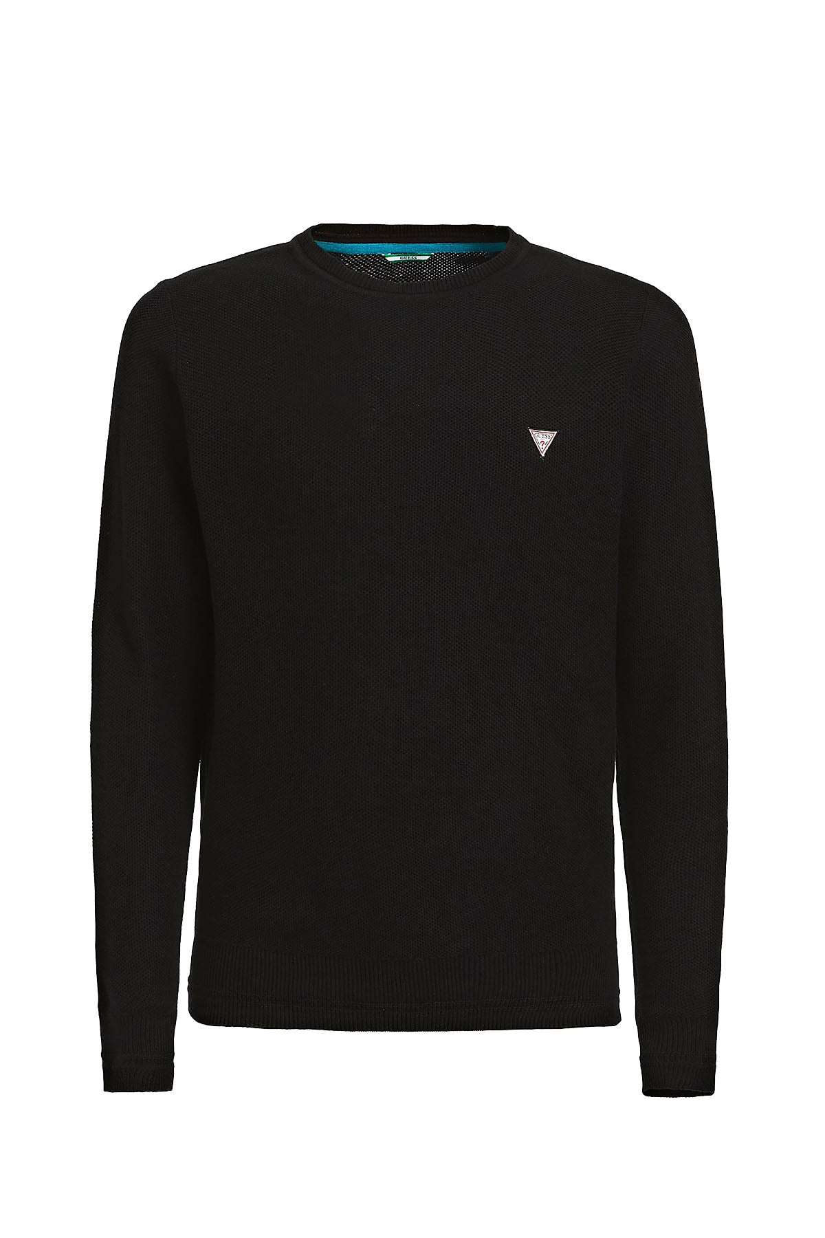 GUESS 1 USCITA Maglia Filato Cotone Nero BLACK