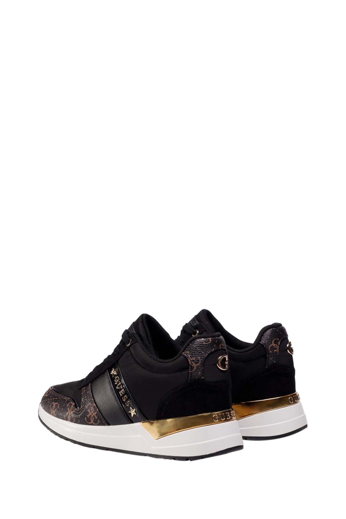 GUESS 1 USCITA Sneaker Runner Ravyn 4G Logo Nero BLACK