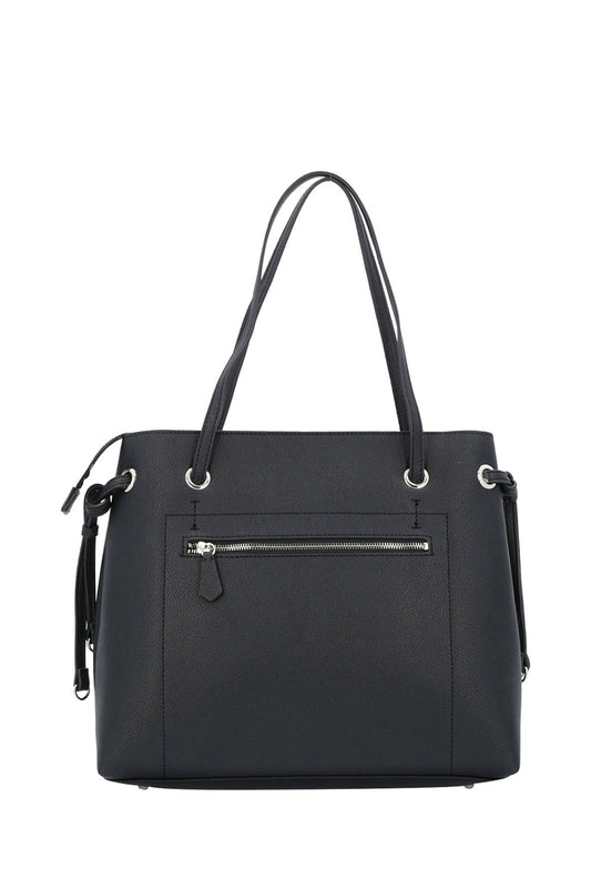 GUESS 2 USCITA Borsa Shopping Con Logo Nero Nero